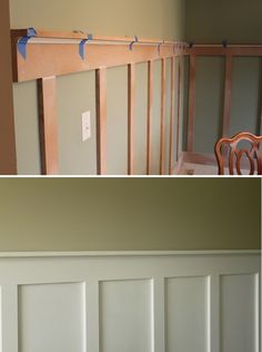 faux wainscoting