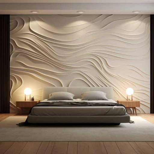 PVC wall panel for bedroom