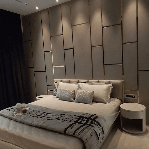 PVC wall panel for bedroom