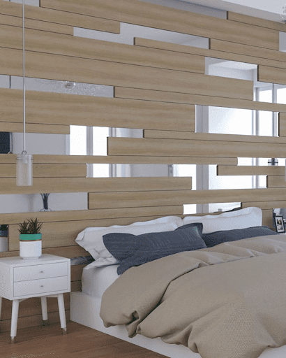 PVC wall panel for bedroom