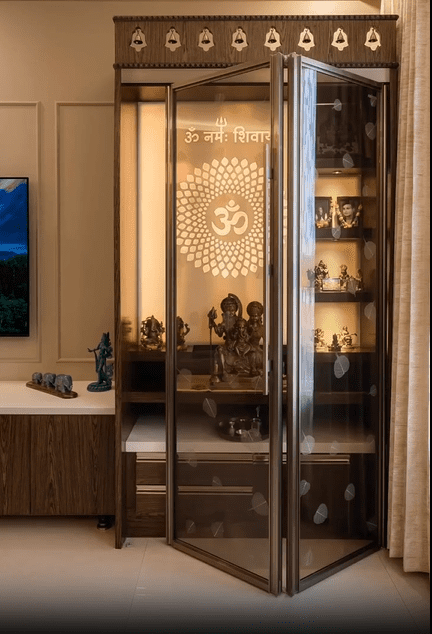 Pooja room door design ideas