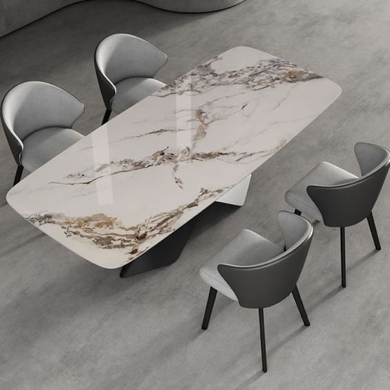 15 marble top dining table design ideas for home