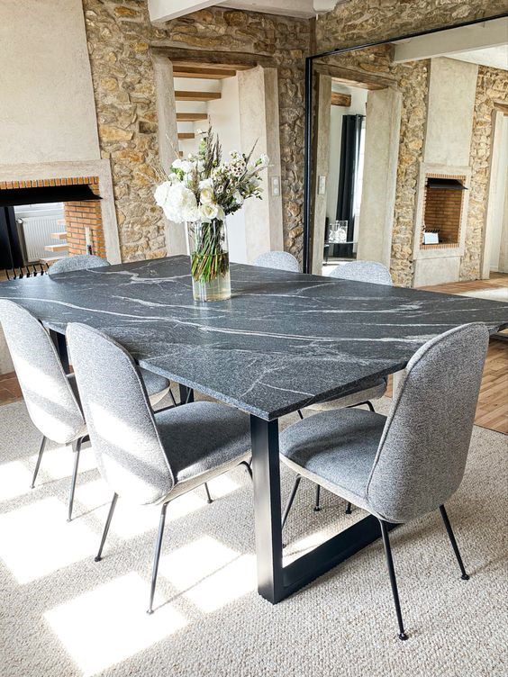 15 marble top dining table design ideas for home