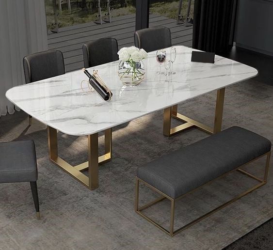15 marble top dining table design ideas for home