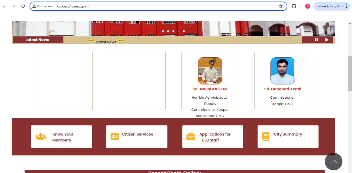 How to pay Koppal property tax?