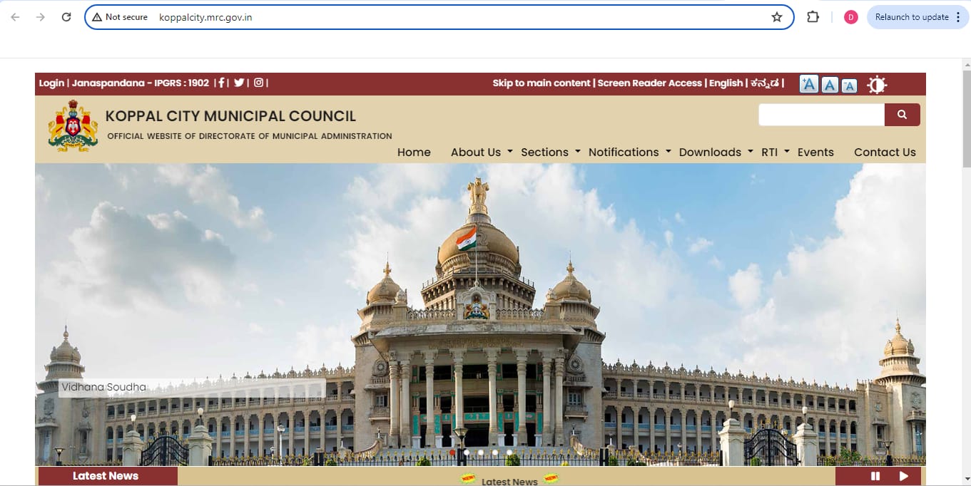 How to pay Koppal property tax?