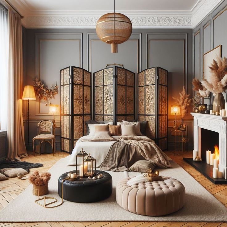room divider statement decor
