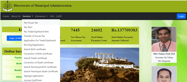 Panjim house tax