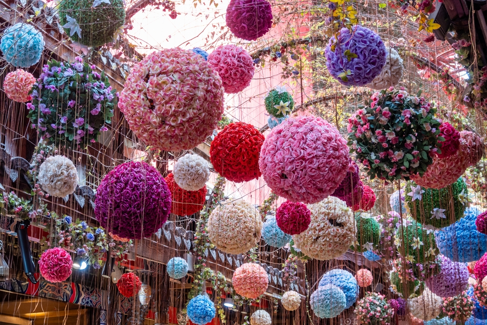 Artificial Flower Decor For Ganesh Chathurti