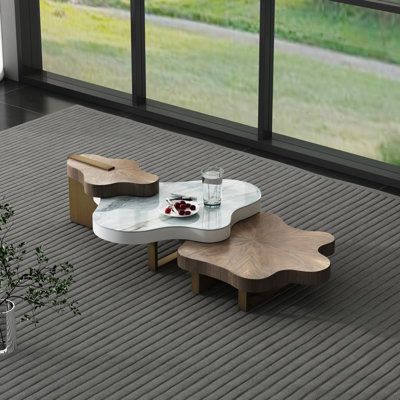 asymmetrical coffee table