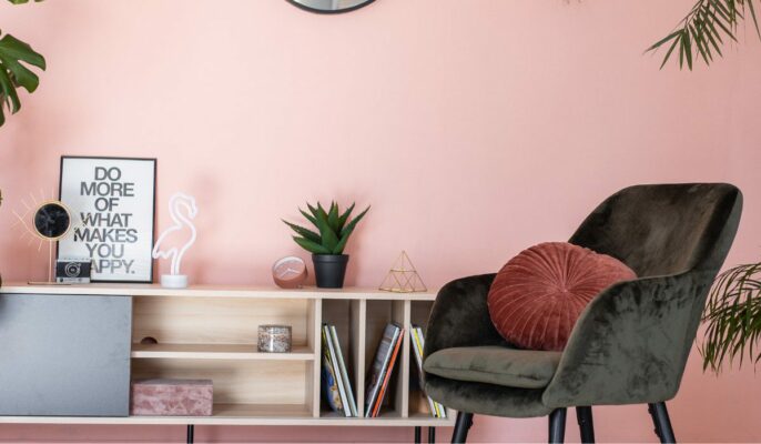 muted pastel colour