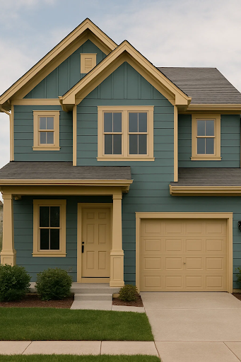 Exterior house colour combinations