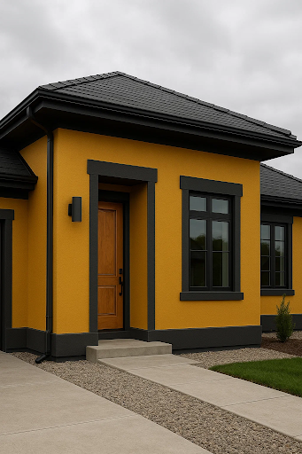 Exterior house colour combinations
