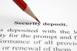 security deposit 