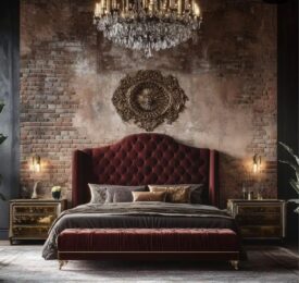 How to decorate your home with wine-red colour