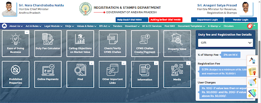 What is stamp duty and registration charges in Andhra Pradesh in 2025?