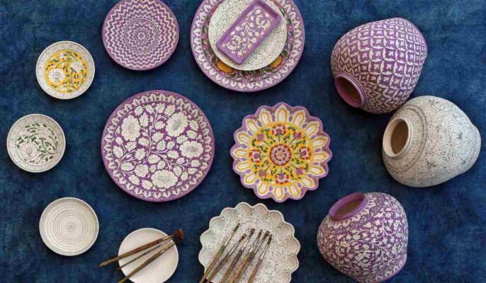 How to Use Jaipur Blue Pottery in Your Kitchen and Dining Decor