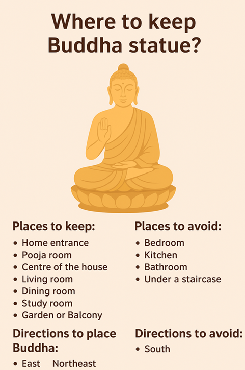 Buddha statue for home: Vastu tips for placement