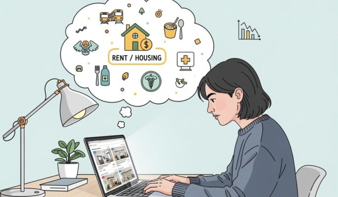 Renting while house hunting or building a home