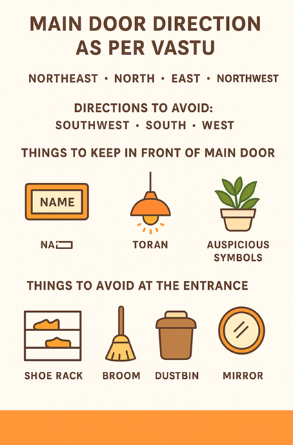 Vastu for home entrance: Main door direction, placement and tips