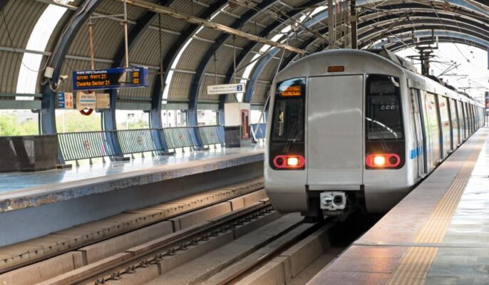 Blue Line Delhi metro route